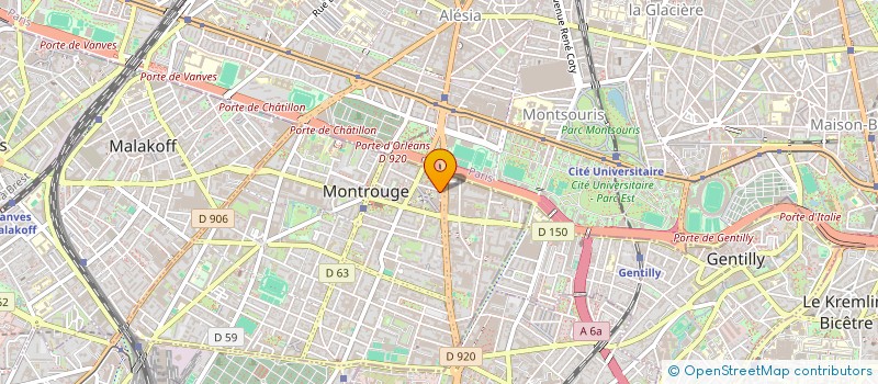 localisation de l'entreprise DANSES PLURIELLES  MONTROUGE