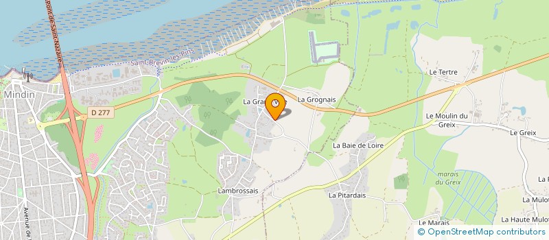 localisation de l'entreprise DANSES RETZ VOUS à SAINT-BREVIN-LES-PINS