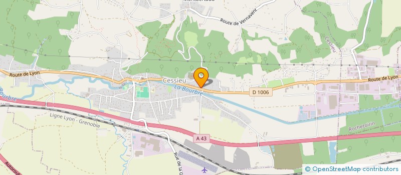 localisation de l'entreprise DANSEURS CITOYENS SUD FRANCE  CESSIEU