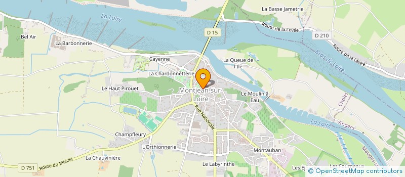 localisation de l'entreprise DANSEZ LOIRE  MAUGES-SUR-LOIRE