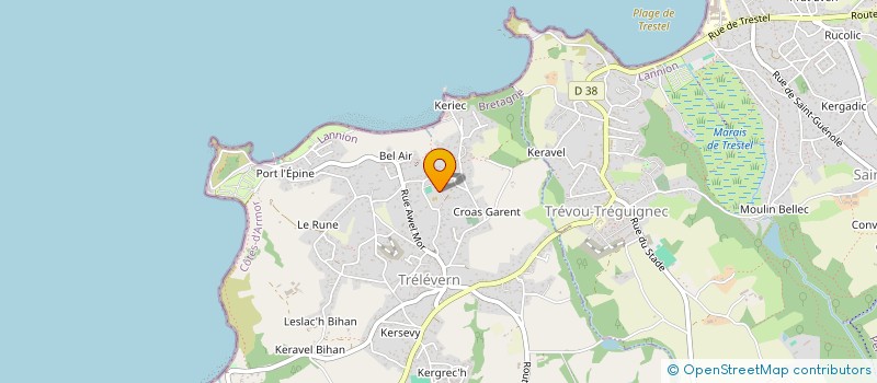 localisation de l'entreprise DANSEZ MOI  TRELEVERN