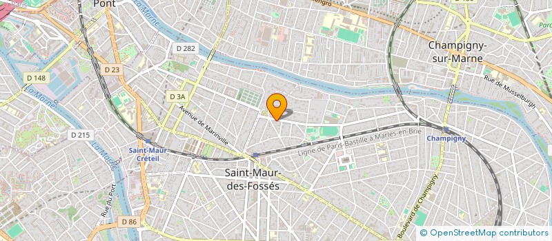 localisation de l'entreprise DANSEZ SAINT MAUR à SAINT-MAUR-DES-FOSSES