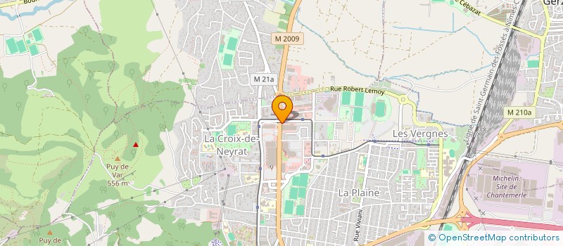 localisation de l'entreprise DANSNOSCOEURS  CLERMONT-FERRAND