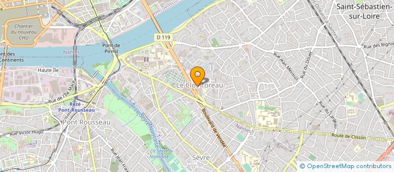 localisation de l'entreprise DANSO TRANSPORT à NANTES