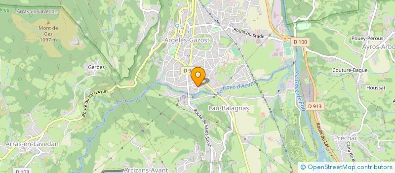 localisation de l'entreprise DANSOIR DE L ARRIEULAT à ARGELES-GAZOST