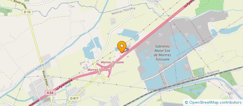 localisation de l'entreprise DANSONS TOUT SIMPLEMENT  MARTRES-TOLOSANE
