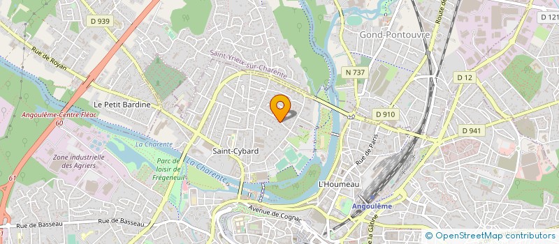localisation de l'entreprise DANSPIRALIS à ANGOULEME