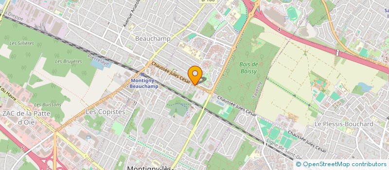 localisation de l'entreprise DANSSO IMMO  BEAUCHAMP