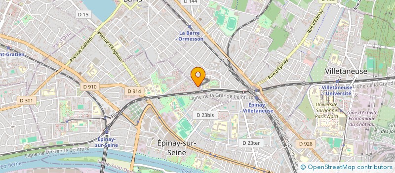 localisation de l'entreprise DANT à EPINAY-SUR-SEINE