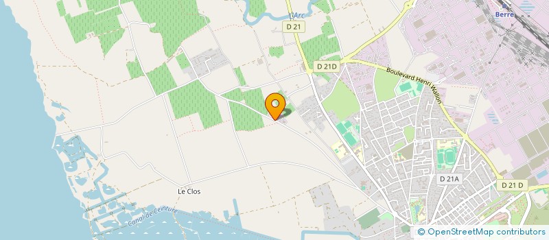 localisation de l'entreprise DANTAN à BERRE-L'ETANG