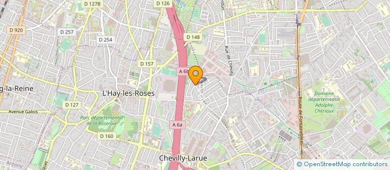 localisation de l'entreprise DANTAS à L HAY LES ROSES