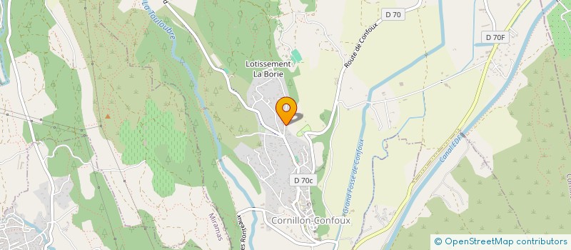 localisation de l'entreprise DANTE à CORNILLON-CONFOUX