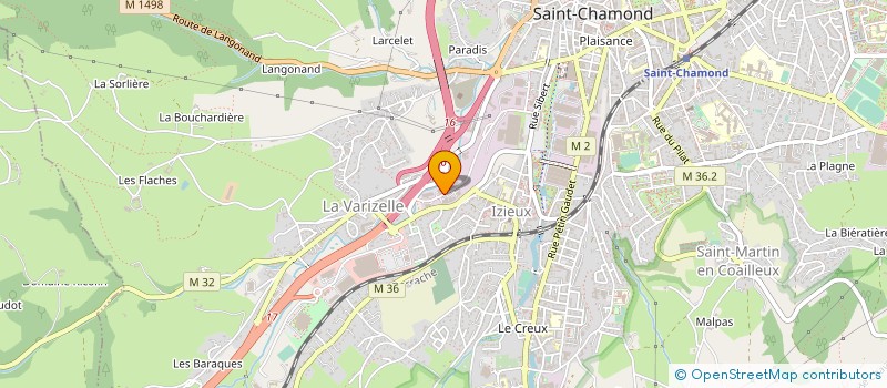 localisation de l'entreprise DANTE à SAINT-CHAMOND