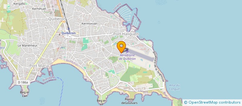 localisation de l'entreprise DANTE à QUIBERON