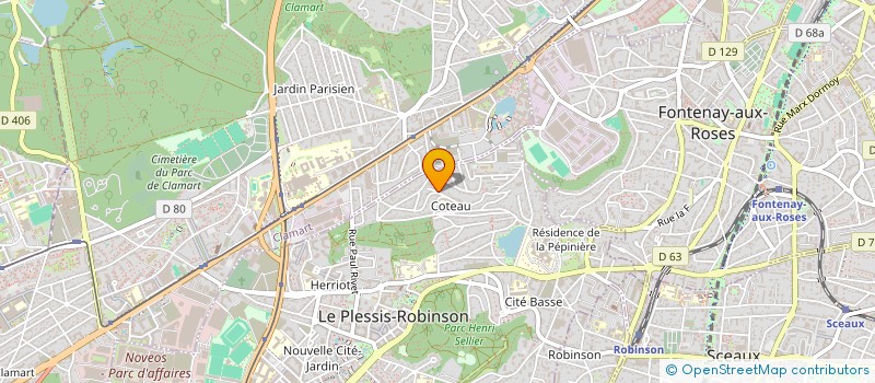 localisation de l'entreprise DANTE à LE PLESSIS-ROBINSON