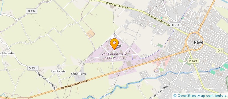 localisation de l'entreprise DANTE HOLDING SARL  REVEL