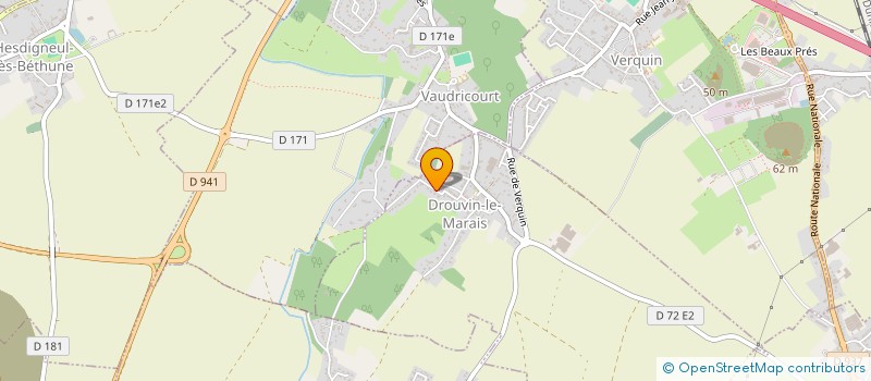 localisation de l'entreprise DANTEN DEVELOPPEMENT  DROUVIN-LE-MARAIS