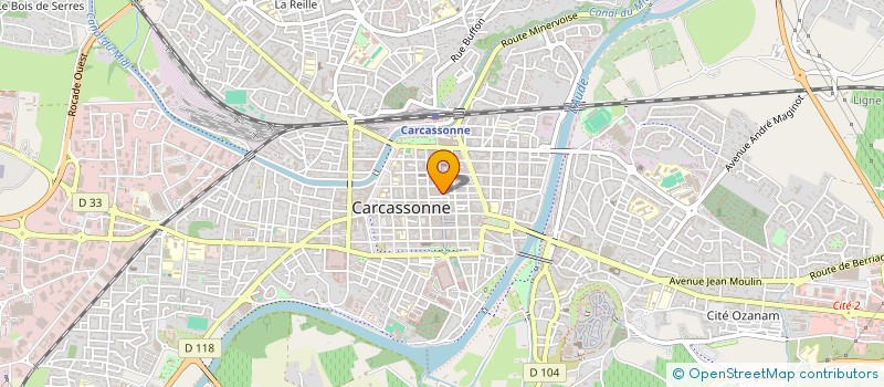 localisation de l'entreprise DANTHE à CARCASSONNE