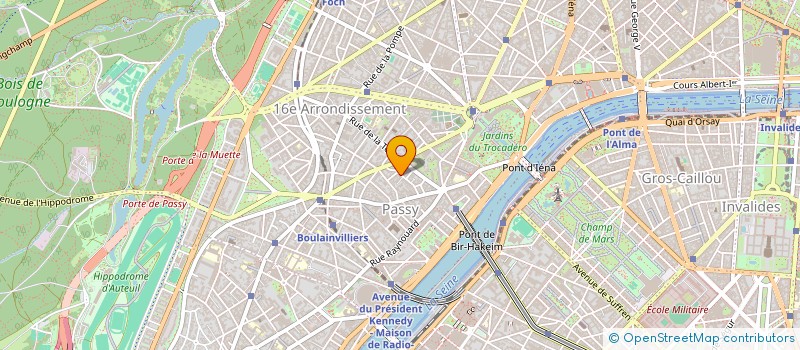 localisation de l'entreprise DANTHROS à PARIS