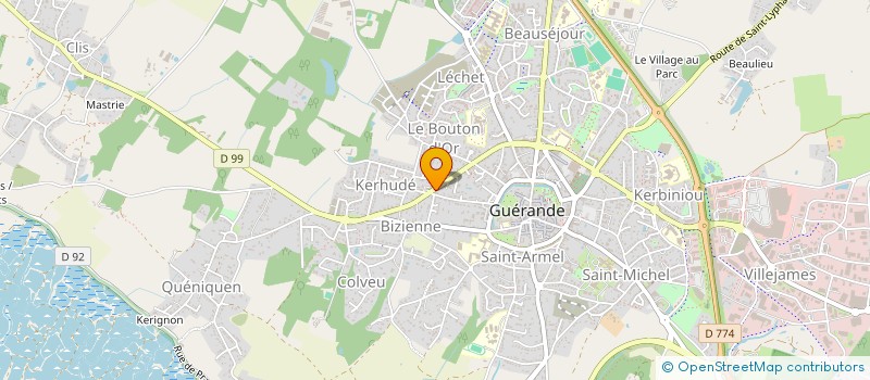 localisation de l'entreprise DANTO CONSTRUCTION à GUERANDE