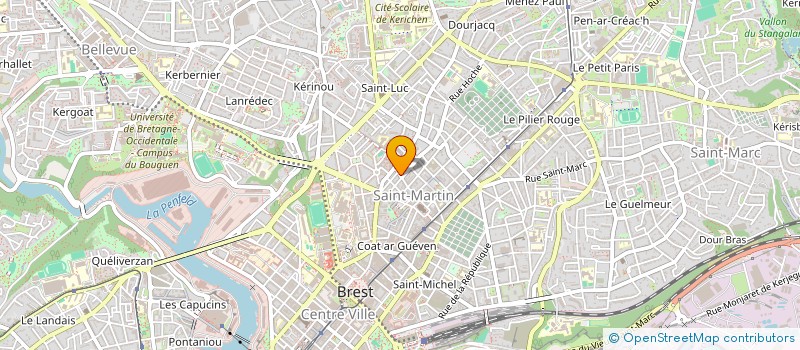 localisation de l'entreprise DANTON 27  BREST