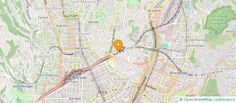 localisation de l'entreprise DANTON à NICE