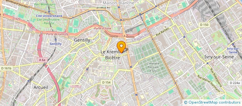 localisation de l'entreprise DANTON à LE KREMLIN-BICETRE