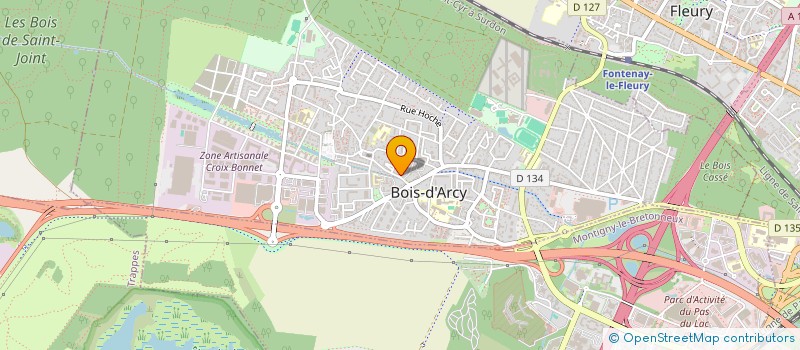 localisation de l'entreprise DANTON  BOIS-D'ARCY