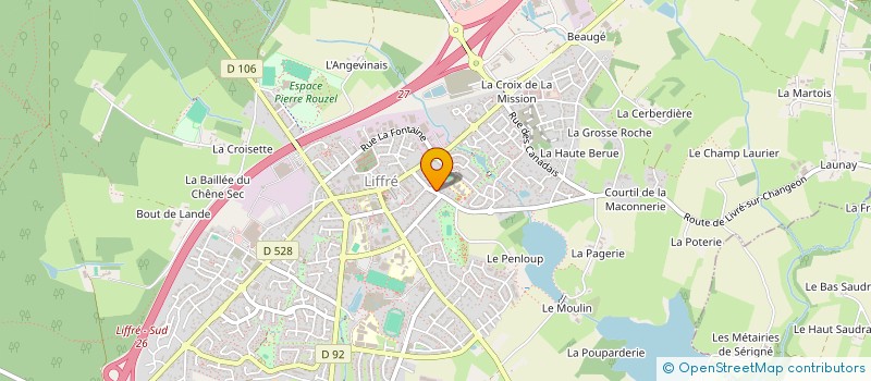 localisation de l'entreprise DANTON'HABITAT  LIFFRE