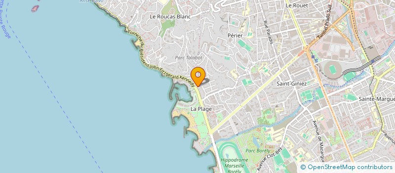 localisation de l'entreprise DANTON IMMO à MARSEILLE