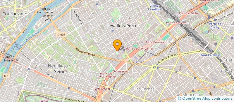localisation de l'entreprise DANTON IMMOBILIER à LEVALLOIS-PERRET
