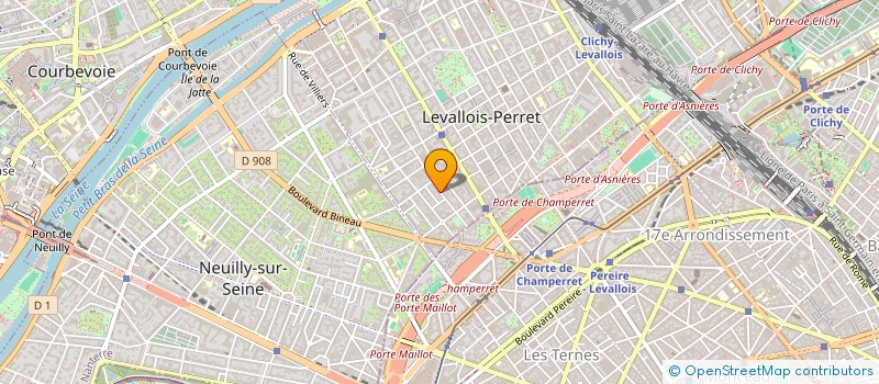 localisation de l'entreprise DANTON PILD à LEVALLOIS-PERRET