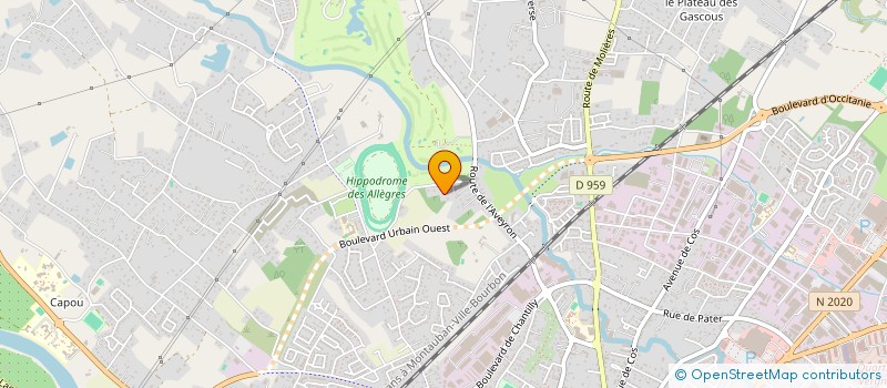 localisation de l'entreprise DANTRAY  MONTAUBAN