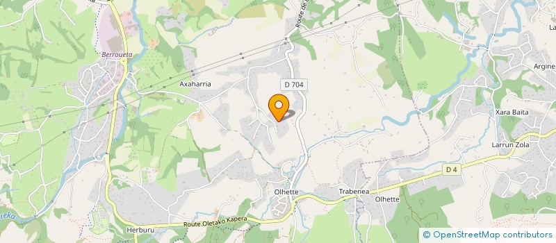 localisation de l'entreprise DANTZATUZ  URRUGNE