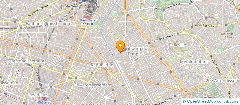 localisation de l'entreprise DANUBE  PARIS