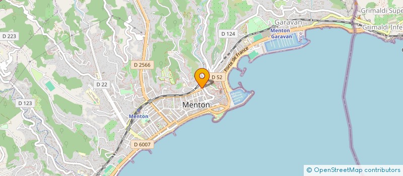 localisation de l'entreprise DANUBE  MENTON