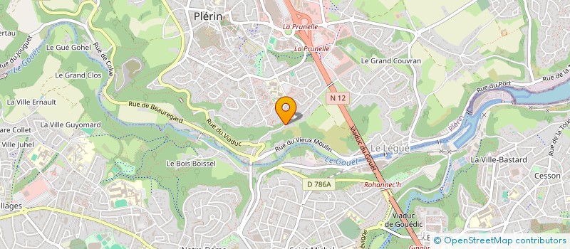 localisation de l'entreprise DANUBE  PLERIN