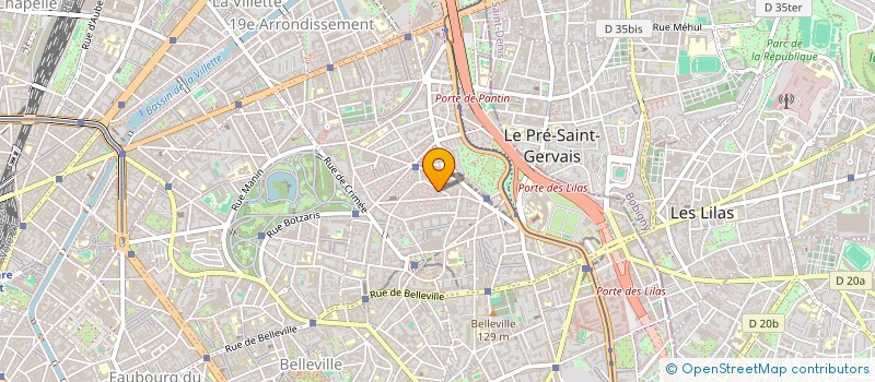 localisation de l'entreprise DANUBE CONSEIL  PARIS