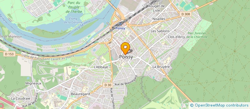 localisation de l'entreprise DANUBIS à SAINT-GERMAIN-EN-LAYE