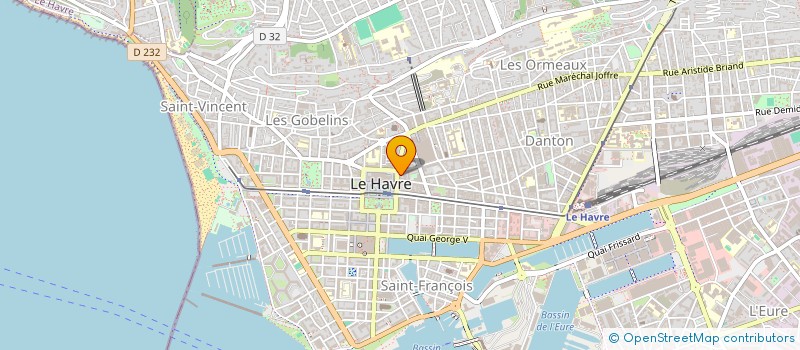localisation de l'entreprise DANWYLL à LE HAVRE