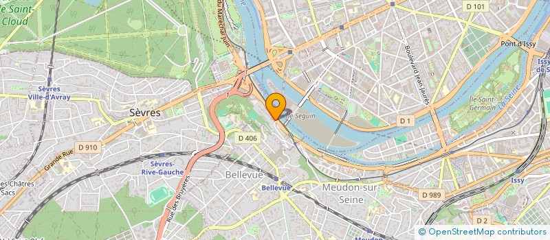 localisation de l'entreprise DANY à SEVRES