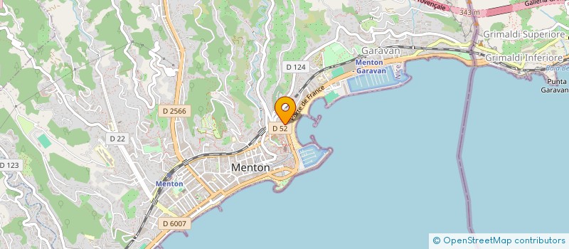 localisation de l'entreprise DANY  MENTON