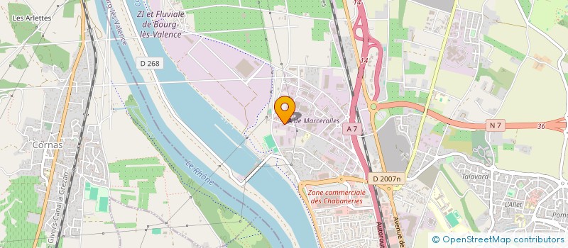 localisation de l'entreprise DANY  BOURG-LES-VALENCE