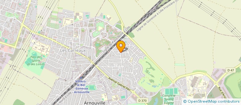 localisation de l'entreprise DANY  GONESSE