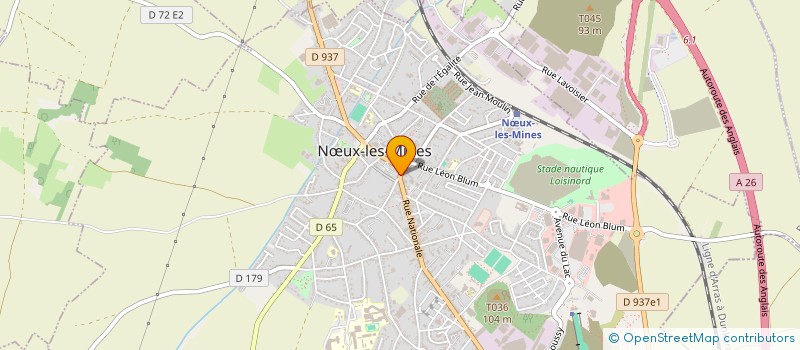 localisation de l'entreprise DANY à NŒUX-LES-MINES