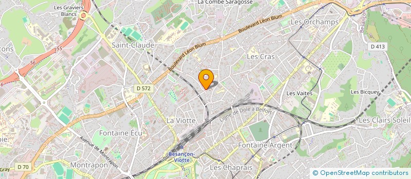 localisation de l'entreprise DANY à BESANCON