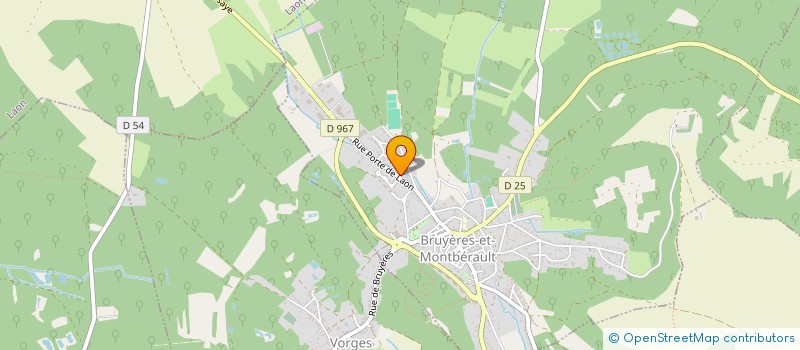 localisation de l'entreprise DANY à BRUYERES-ET-MONTBERAULT