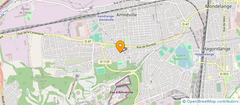 localisation de l'entreprise DANY  AMNEVILLE