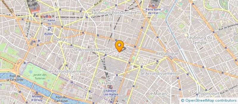 localisation de l'entreprise DANY B à PARIS