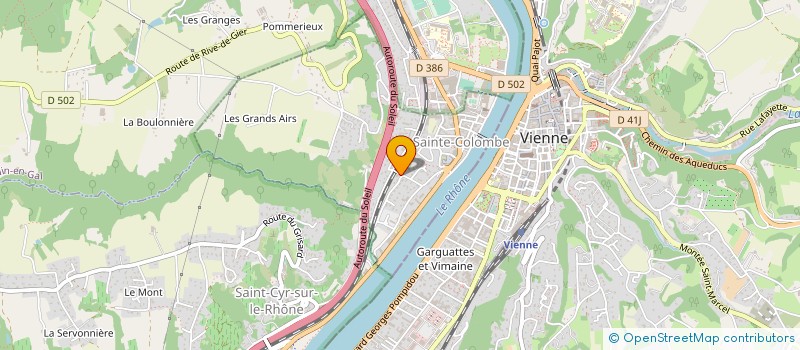 localisation de l'entreprise DANY CARRELAGE  SAINTE-COLOMBE